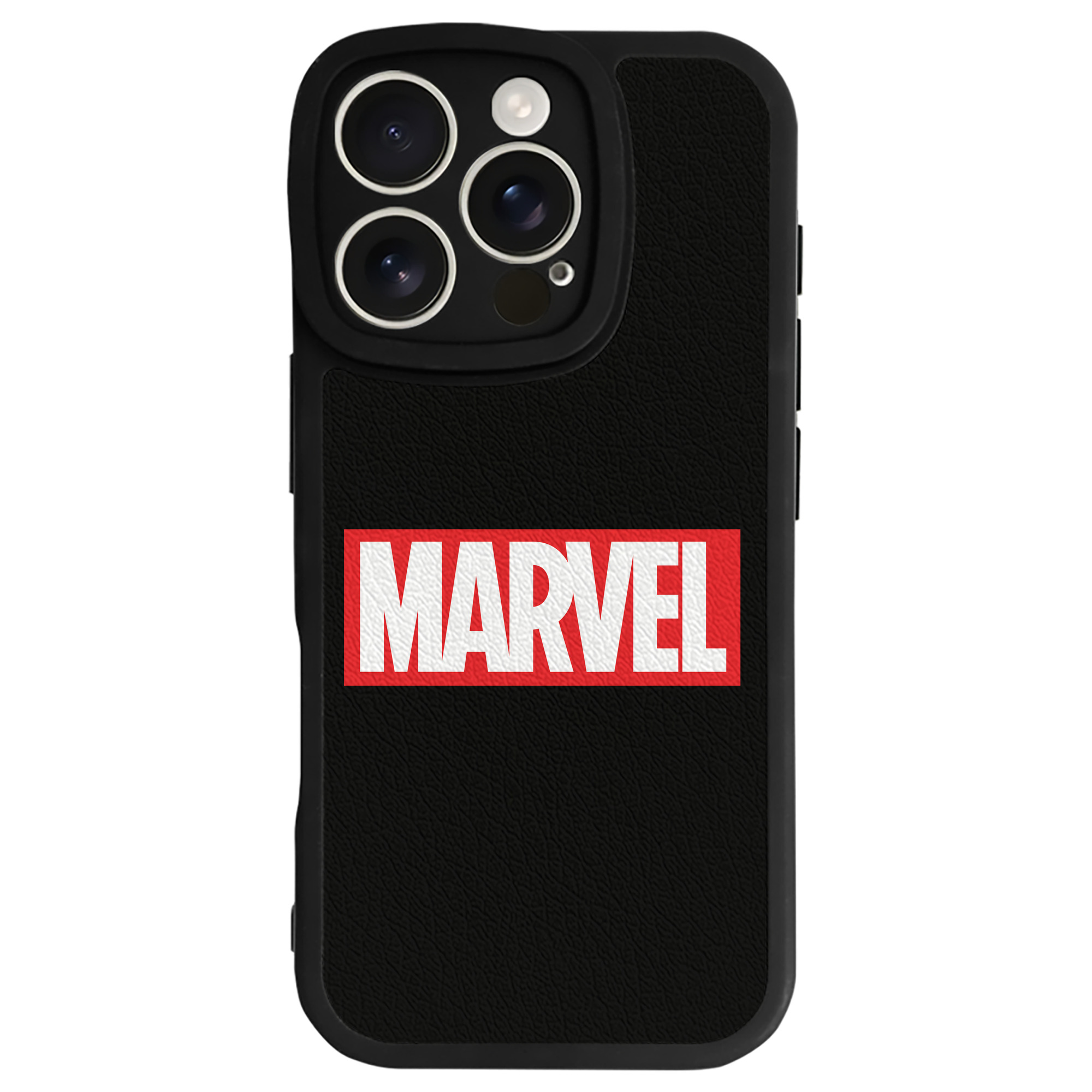 （画像用） アベンジャーズ The Avengers 【iPhone 16シリーズ対応】シリコンスマホケース（レザー調） 材質：シリコン